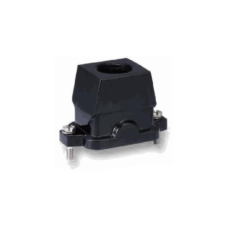 Capot 10B, Aluminium moulé sous pression, acier inoxydable, IP68/IP69K, Sortie verticale, PG16